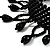 Black Charm Acrylic Bead Flex Choker - view 5