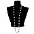 Lavender Heart Shell & Bead Long Necklace -100cm Length - view 3