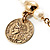 Gold Multistrand Cameo Necklace - 64cm Length - view 14
