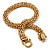 Gold Tone Mesh 'Buckle' Choker Necklace - view 13