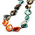 Long Multicoloured Shell Necklace -134cm Length - view 6