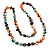 Long Multicoloured Shell Necklace -134cm Length - view 8