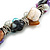Exquisite Faux Pearl & Shell Composite Silver Tone Link Necklace (Multicoloured) - view 5