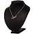 Rhodium Plated 'Love' Necklace - 38cm Length - view 8