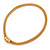 Gold Plated Mesh Magnetic Necklace - 42cm length - view 8