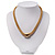 Gold Plated Mesh Magnetic Necklace - 42cm length - view 7