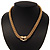 Gold Plated Mesh Magnetic Necklace - 42cm length