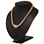 Gold Plated Mesh Magnetic Necklace - 42cm length - view 10