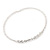 Clear Crystal Flex Choker Necklace In Silver Tone Finish - Adjustable - view 11
