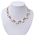'Gorgeous Rocks' Crystal Choker Necklace In Gold Plating - 34cm Length/ 6cm Extension - view 5
