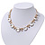 'Gorgeous Rocks' Crystal Choker Necklace In Gold Plating - 34cm Length/ 6cm Extension - view 8