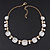 'Gorgeous Rocks' Crystal Choker Necklace In Gold Plating - 34cm Length/ 6cm Extension - view 2