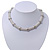 Silver Plated 'Braided' Magnetic Choker Necklace - 34cm Length - view 8