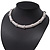 Silver Plated 'Braided' Magnetic Choker Necklace - 34cm Length - view 2