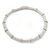 Silver Plated 'Braided' Magnetic Choker Necklace - 34cm Length - view 9