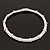 Silver Plated 'Braided' Magnetic Choker Necklace - 34cm Length - view 12