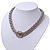Two-Tone Mesh Magnetic Necklace - 40cm Length - view 11
