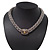 Two-Tone Mesh Magnetic Necklace - 40cm Length - view 4