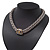 Two-Tone Mesh Magnetic Necklace - 40cm Length - view 12