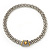 Two-Tone Mesh Magnetic Necklace - 40cm Length - view 13