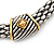 Two-Tone Mesh Magnetic Necklace - 40cm Length - view 14