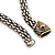 Two-Tone Mesh Magnetic Necklace - 40cm Length - view 10