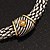 Two-Tone Mesh Magnetic Necklace - 40cm Length - view 9