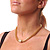 Stylish Mesh Diamante Magnetic Choker Necklace In Gold Plated Metal - 38cm Length - view 4