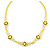 Children's Bright Yellow 'Happy Face' Necklace - 36cm Length/ 4cm Extension - view 2