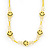 Children's Bright Yellow 'Happy Face' Necklace - 36cm Length/ 4cm Extension - view 4