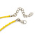 Children's Bright Yellow 'Happy Face' Necklace - 36cm Length/ 4cm Extension - view 6