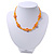 Children's Orange 'Happy Face' Necklace - 36cm Length/ 4cm Extension - view 7