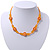 Children's Orange 'Happy Face' Necklace - 36cm Length/ 4cm Extension - view 3
