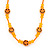 Children's Orange 'Happy Face' Necklace - 36cm Length/ 4cm Extension - view 5