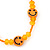 Children's Orange 'Happy Face' Necklace - 36cm Length/ 4cm Extension - view 4