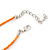 Children's Orange 'Happy Face' Necklace - 36cm Length/ 4cm Extension - view 6
