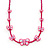 Children's Deep Pink Butterfly Necklace - 36cm Length/ 4cm Extension - view 7