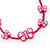 Children's Deep Pink Butterfly Necklace - 36cm Length/ 4cm Extension - view 4