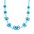 Children's Blue Butterfly Necklace - 36cm Length/ 4cm Extension - view 4