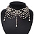 Chic Victorian/ Gothic/ Burlesque White Bead Choker Necklace