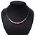 Silver Plated Diamante Wire Choker Necklace - 36cm Length/ 6cm Extension - view 7