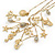 Two Row Gold Plated Sea Charm Necklace - 44cm Length/ 9cm Extension - view 3