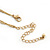 Two Row Gold Plated Sea Charm Necklace - 44cm Length/ 9cm Extension - view 6