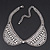 Clear Swarovski Crystal Peter Pan Collar Necklace In Silver Plating - 36cm Length/ 11cm Extension - view 2