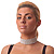 10-Row Swarovski Crystal Choker Necklace (Silver&Clear) - 29cm Length/ 16cm Extension - view 3