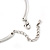 Silver Plated Hammered 'Aiko' Bib Choker Necklace - 36cm Length/ 6cm Extension - view 8