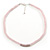 Light Pink Mountain Crystal and Swarovski Elements Choker Necklace - 36cm Length (5cm extension) - view 3