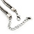 Ethnic Etched Bib Style Necklace In Silver Tone - 38cm Length/ 8cm Extension - view 10