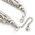 Ethnic Turquoise Stone Snake Chain Necklace In Silver Tone - 44cm Length/ 6cm Extension - view 7