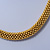 Statement Chunky Mesh Necklace In Gold Plating - 42cm Length/ 4cm Extension - view 3